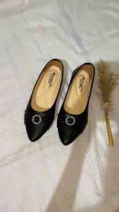 Flatshoes Kerja Lolisa Sepatu Balet Sol Karet Empuk Flora B18