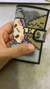fused beads card holder (10 card slot )