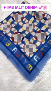 (COD) KERUDUNG SEGIEMPAT MOTIF DIANA JALIT LIMITED EDITION DIGITAL PRINTING/HIJAB KATUN SUBLIME DIGITAL/JILBAB CANTIK