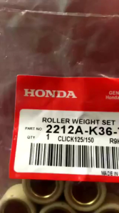 Pulley Ball - Roller weight set (HONDA CLICK 125/150) - R9K01