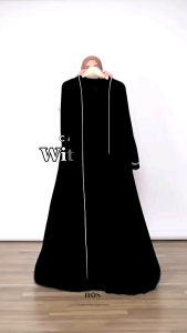 (TERMURAH DI LAZADA) Gamis abaya premium high quality produk best seller