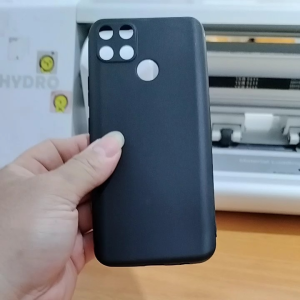 casing realme c12 softcase macaron black c12 case premium black realme c12