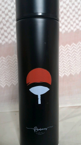 Smart Led Tumbler Thermos Uchiha Sasuke Custom