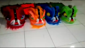 Dekorasi Barongsai Anak & Lampu LED Unik