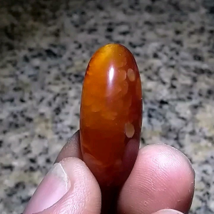 Asli Batu Akik Pandan Nanas Merah 3cm PN1