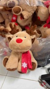 [KHO SỈ] GẤU BÔNG ÔNG GIÀ NOEL ĐEO KÍNH TRẮNG Dễ Thương-Quà Tặng Cho Bé Yêu-Trang Trí Giáng Sinh-Lông Mịn