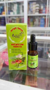 Khử Mùi Hôi Nách - Hôi Chân - Làm Trắng Da THẢO MỘC XANH 15ml