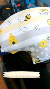 bantal stang motor anak