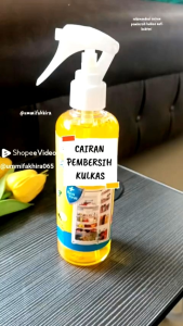 BUZ CLEANER Pembersih Kulkas extra Lemon pembersih kompor Gas - pembersih mejikom -- Peralatan Dapur Pembersih Multifungsi