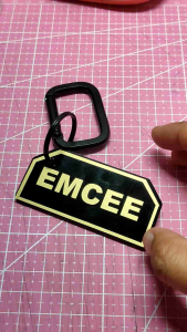 Customized Mc Plate Keychain
