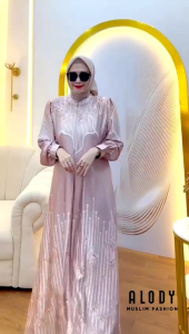 DRESS GAMIS MODE ALEXA TERBARU BY ALODY 100%ASLI REAL