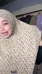 ผ้าคลุมหน้านิ่มทรงนางฟ้าผ้าสลาฟลายดอก