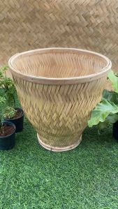 หวดมวยหวดนึ่งข้าวเหนียว ขอบไม้ ขนาดเล็กน้อย 11*11 นิ้ว