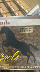 100% SABAH BRANDS MIRACLE COFFEE FOR MEN AND WOMEN 20 SACHETS PER BOX