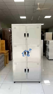 TỦ HỒ SƠ SẮT 6 CỬA – SƠN TĨNH ĐIỆN & SƠN DẦU GỌN GÀNG & BỀN BỈ (THS-LG)