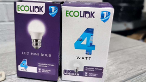 ( PAKET HEMAT ISI 12 PCS ) Ecolink Lampu Bohlam LED Bulb 4W 4 WATT CAHAYA PUTIH COOL DAYLIGHT 6500K Bergaransi 1 Tahun BAGUS KUALITAS TERBAIK