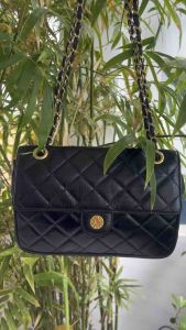 Túi 2hand đeo vai đeo chéo da thật trần trám phom classic của Nhật -T854