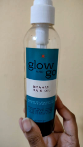 Ayurvedic Brahmi Hair Oil glow and go - natural ingredients - nourishing - scalp health - anti-hair fall - hair growth