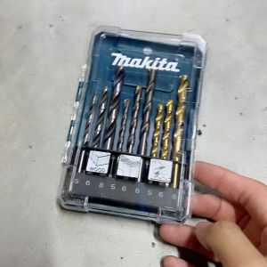 Makita D-71962 9PC Drill Bit. ASSORTMENT For Wood Concrete & Metal Drilliing