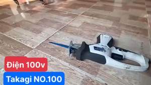 Cưa kiếm mini hàng bãi xài điện 100 volt