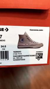 Bayar di Tempat/COD Sepatu Converse 70s High Cream Ox BNIB Sepatu Murah Sepatu Pria dan Wanita
