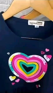 Gamis Kaos Anak Saku Ataya Honeybee Warna Ungu Size 2-10th