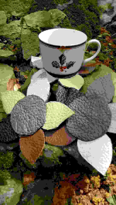 Tatakan Cangkir Asli Dari Kulit