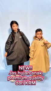 JAS HUJAN ANAK MANTEL HUJAN ANAK usia 6 -12Tahun stelan Ponco Celana by KRM Ponco