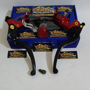 MASTER REM NIZZIN RCS 18 FULL CNC GRADE-A 1SET HANDLE KANAN KIRI KOPLING + 1TABUNG PISAH UNIVERSAL RX KING/ VARIO/ SPACY/ GENIO/ MIO/ XEON/ BEAT/ F1ZR/ MX/ FINO/ SCOOPY/ LEXI/ AEROX/ KLX/ CRF/ SATRIA FU/ R15/ VIXION/ GL PRO/ CB150R/ CBR/NINJA 150 R RR DLL