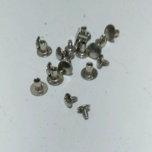 BAUT GESPER IKAT PINGGANG PAKET 10 SET/PASANG baut dan mur kepala ikat pinggang kulit/sintetis baut tas baut agenda size 8 mm