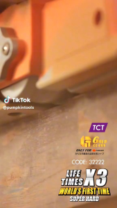 ใบมีดกบไฟฟ้าULTRA TCT pumpkin 3"