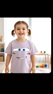 Cars McQueen OOTD Outfit for Kids | Cotton T-Shirt | Comfortable Daily Wear for Boys & Girls 1–8 Years Old