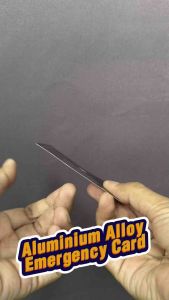 Emergency Contact Card - Aluminium Alloy Metal with laser engraving