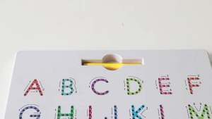 Magnetic Alphabet Letter tracing board ABC and Numbers Double-sided drawing board Magpad toy