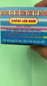 Dụng cụ xỏ kim chỉ siêu nhanh không cần nhìn- Xỏ chỉ