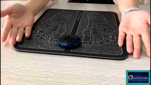 Alat Pijat Refleksi Telapak Kaki Elektrik / Pemijat Kaki Elektrik USB Rechargeable Pulse EMS Mat - EMS15
