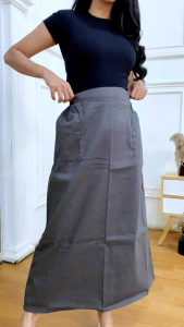 rok simpel elegan 2025 model kantong samping