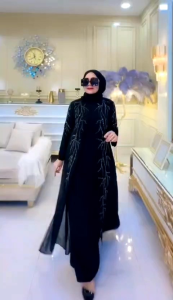 DRESS GAMIS MODE ABAYA TERBARU BY HYRA 100%ASLI REAL