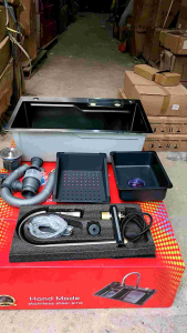 Chậu rửa bát 1 hố vòi thác nhập khẩu cao cấp