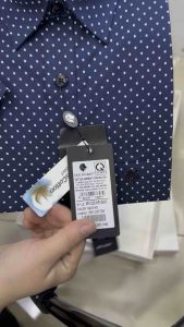 (4R0129)Áo sơ mi năm ngắn tay lai ngang  Form regular( rông)  vải line dày dặn