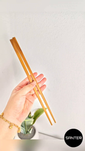 JT308. Teak Wood Chopstick / Wooden Chopstick / Noodle Chopstick
