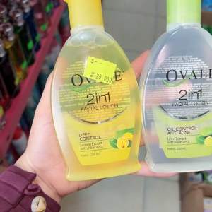 Ovale Facial Lotion 100 ml 200 ml All Varian 2in1 Acne Lemon Deep Control Extra Mild