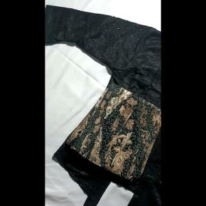 Setelan Kebaya Kutubaru Brokat: Kebaya Wisuda Modern, Kebaya Kutubaru Brokat Remaja Dewasa, Kebaya Kondangan Kutubaru Brokat