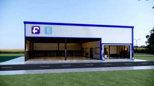 แบบบ้านโกดัง 1 ชั้น