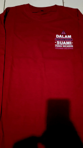 T-SHIRT DALAM PENGAWASAN SUAMI PERGI DICARIIN DIRUMAH DICUEKIN LENGAN PANJANG