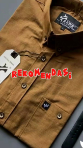 Kemeja Pria Softblue Polos Lengan Panjang Bahan Sigaret Premium Slimfit Casual Formal Resmi Kekinian