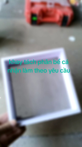 Khay Tách Phân Lưới Inox 304 Cao 10cm Khung Fomex 10ly Chống Rỉ Công Nghiệp