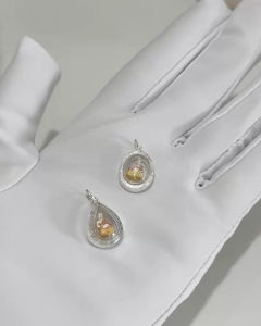 เงินแท้ 925/ จี้เงินแท้ พระหลวงปู่ทวด องค์สีสามกษัตริย์ / ทรงหยดน้ำ / ทรงรี | P3KHO006