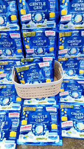 14 pcs GENTLE GEN kemasan 40ml sabun cuci pakaian deterjen cair sachet+keranjang
