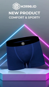 MJR Underwear celana dalam pria boxer jumbo dewasa 2XL 3XL 4XL 5XL 6XL 7XL Katun Spandek Import